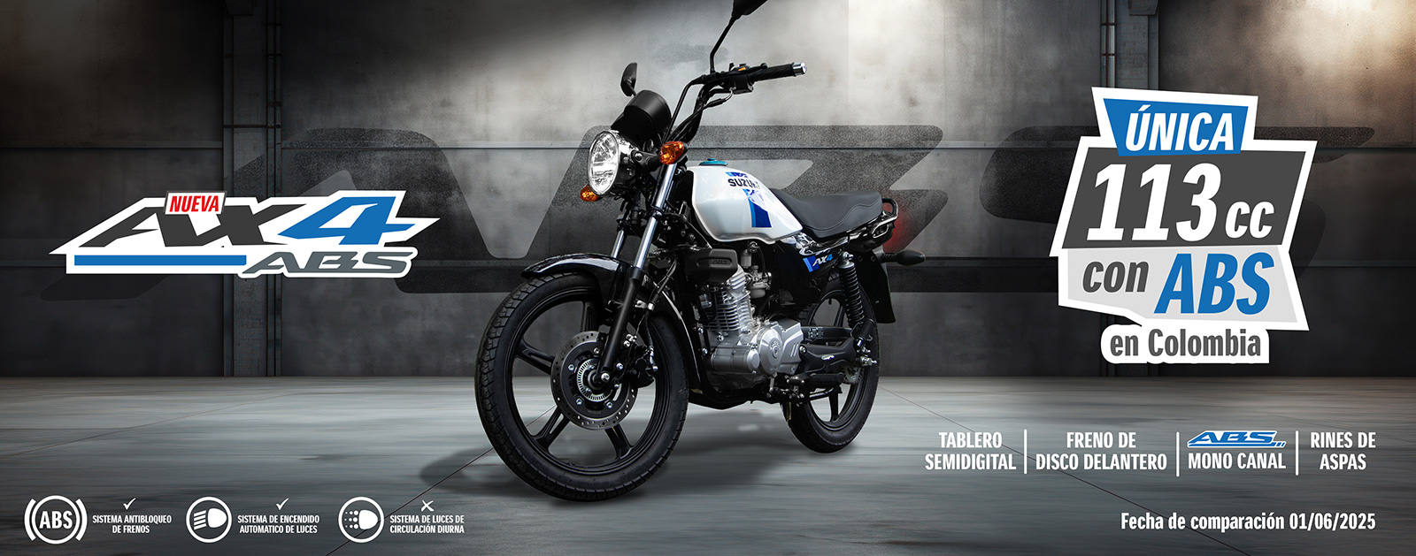 Moto disponible en MSR Financiamiento